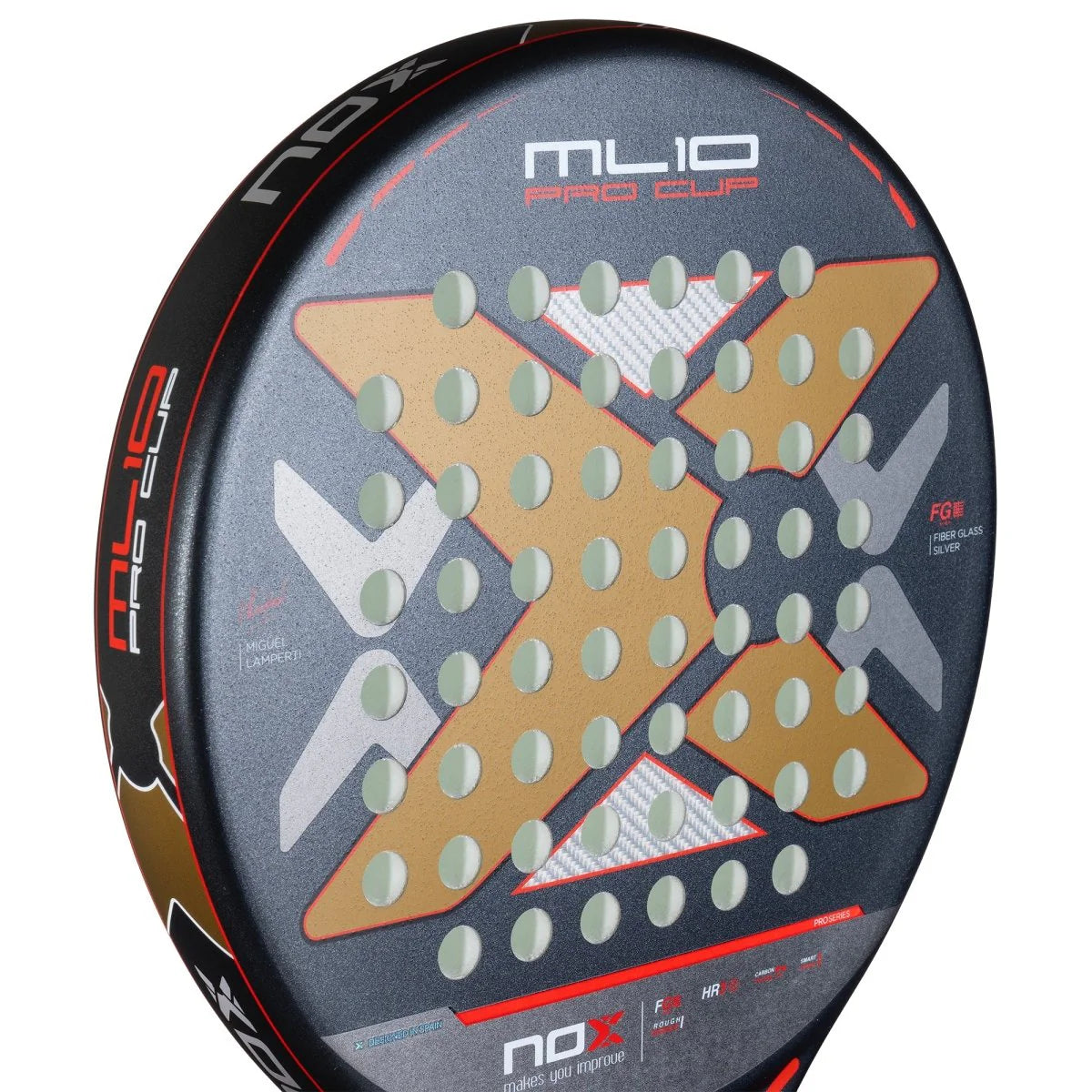 ML10 PRO CUP ROUGH SURFACE EDITION. MIGUEL LAMPERTI'S RACKET