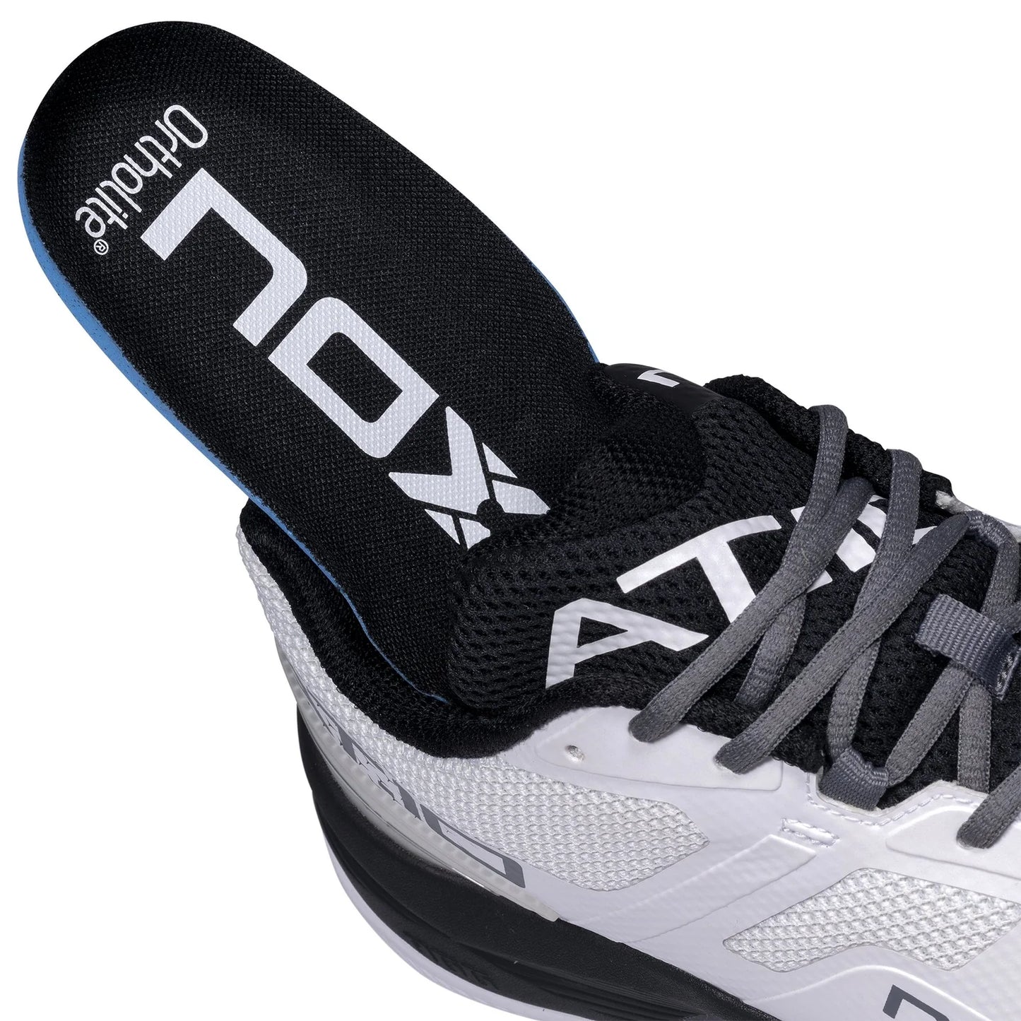 TENIS NOX AT10 WHITE BLACK