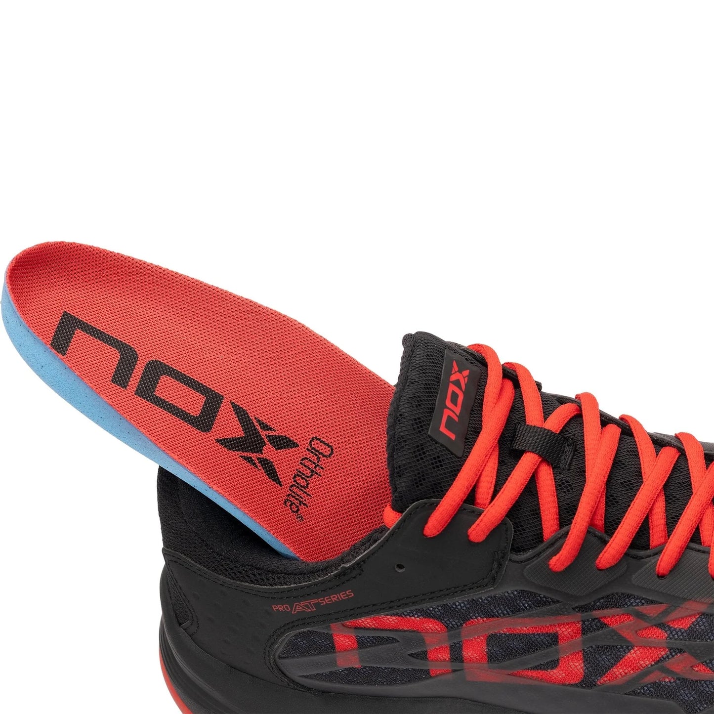 TENIS NOX AT10 LUX BLACK RED